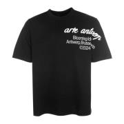 Arte Antwerp Kortärmad T-shirt med Logotryck Black, Herr