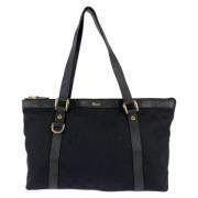 Gucci Vintage Pre-owned Canvas handvskor Black, Dam