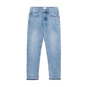 Amish Jeremiah Straight Denim Jeans Blue, Herr