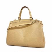 Louis Vuitton Vintage Pre-owned Tyg louis-vuitton-vskor Beige, Dam