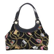 Gucci Vintage Pre-owned Satin gucci-vskor Black, Dam