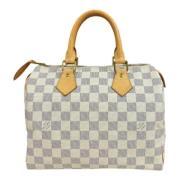 Louis Vuitton Vintage Pre-owned Tyg handvskor White, Dam