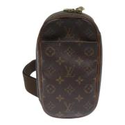 Louis Vuitton Vintage Pre-owned Canvas kuvertvskor Brown, Unisex