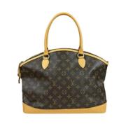 Louis Vuitton Vintage Pre-owned Tyg handvskor Brown, Dam