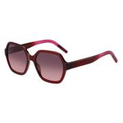 Hugo Boss Röd Acetat Dam Solglasögon Red, Dam