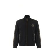 John Richmond Sweatshirt med kontrasterande band Black, Herr