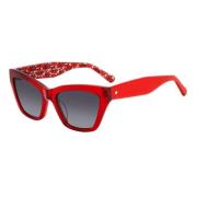 Kate Spade Röda Acetat Dam Solglasögon Red, Dam