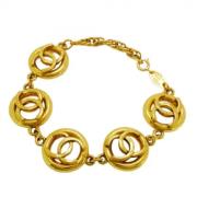 Chanel Vintage Pre-owned Metall chanel-smycken Yellow, Dam