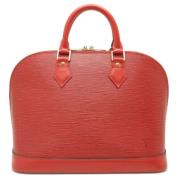 Louis Vuitton Vintage Pre-owned Laeder handvskor Red, Dam