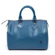 Louis Vuitton Vintage Pre-owned Laeder handvskor Blue, Dam