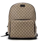 Gucci Vintage Pre-owned Canvas ryggsckar Beige, Dam