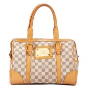 Louis Vuitton Vintage Pre-owned Belagd canvas handvskor Beige, Dam