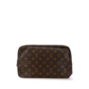 Louis Vuitton Vintage Pre-owned Laeder kuvertvskor Brown, Dam