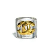 Chanel Vintage Pre-owned Metall chanel-smycken Yellow, Dam