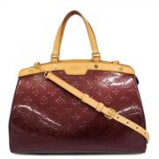 Louis Vuitton Vintage Pre-owned Tyg handvskor Red, Dam