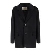 Dunst Lyxig Cashmere Jacka Black, Dam