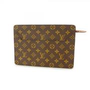 Louis Vuitton Vintage Pre-owned Tyg kuvertvskor Brown, Dam