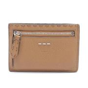 Fendi Vintage Pre-owned Laeder plnbcker Beige, Dam