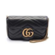 Gucci Vintage Pre-owned Laeder gucci-vskor Black, Dam