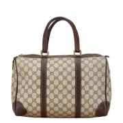 Gucci Vintage Pre-owned Canvas gucci-vskor Beige, Dam