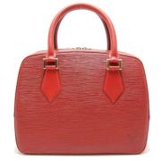 Louis Vuitton Vintage Pre-owned Laeder handvskor Red, Dam