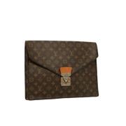 Louis Vuitton Vintage Pre-owned Canvas plnbcker Brown, Dam