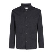 Paolo Pecora Lätt Denim Overshirt Blue, Herr