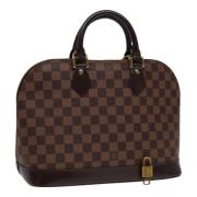 Louis Vuitton Vintage Pre-owned Canvas handvskor Brown, Dam