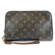 Louis Vuitton Vintage Pre-owned Canvas kuvertvskor Brown, Herr