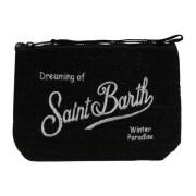 MC2 Saint Barth Neopren clutch med tryck och dragkedja Black, Dam