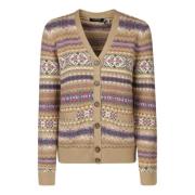 Ralph Lauren Långärmad kofta Beige, Dam