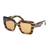 Tom Ford Stiliga solglasögon Ft1157 Esme Multicolor, Dam