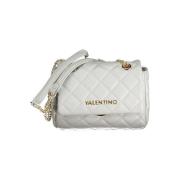 Valentino by Mario Valentino Grå Polyeten Axelväska med Kedja Gray, Da...