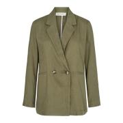 Sofie Schnoor Tidlös Army Green Blazer Green, Dam