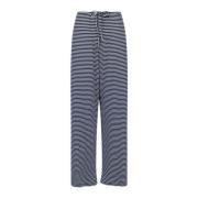 Neo Noir Geri Stripe Byxor Dark Navy Multicolor, Dam