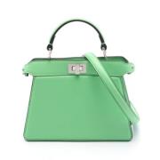 Fendi Vintage Pre-owned Laeder handvskor Green, Dam