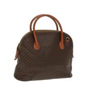 Celine Vintage Pre-owned Canvas handvskor Brown, Dam