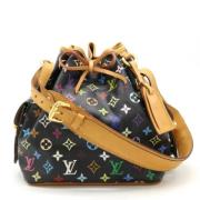 Louis Vuitton Vintage Pre-owned Plast axelremsvskor Black, Dam