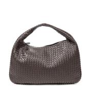 Bottega Veneta Vintage Pre-owned Laeder axelremsvskor Brown, Dam