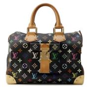 Louis Vuitton Vintage Pre-owned Tyg louis-vuitton-vskor Black, Dam