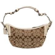 Coach Pre-owned Pre-owned Canvas axelremsvskor Beige, Dam