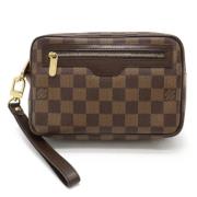 Louis Vuitton Vintage Pre-owned Canvas kuvertvskor Brown, Dam