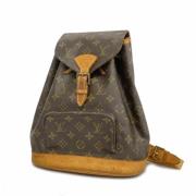 Louis Vuitton Vintage Pre-owned Tyg ryggsckar Brown, Dam