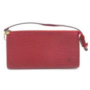 Louis Vuitton Vintage Pre-owned Laeder louis-vuitton-vskor Red, Dam