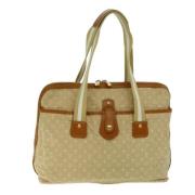 Louis Vuitton Vintage Pre-owned Canvas totevskor Beige, Dam