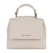 Orciani Mjuk Mini Sveva Väska Beige, Dam