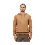 MC2 Saint Barth Broderad huva Willbur sweatshirt Brown, Herr