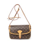 Louis Vuitton Vintage Pre-owned Canvas axelremsvskor Brown, Dam