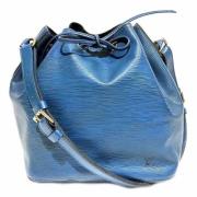 Louis Vuitton Vintage Pre-owned Laeder axelremsvskor Blue, Herr