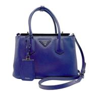 Prada Vintage Pre-owned Laeder prada-vskor Blue, Dam